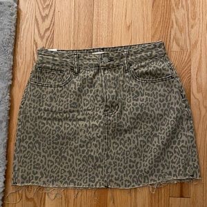 Cheetah skirt